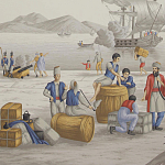 Обои ручная роспись Views of Italy Charvet варинант исполнения - 1 | Loft Concept в Твери