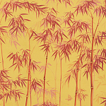 Обои ручная роспись Distant Bamboo Firefly on dyed paper варинант исполнения - 2 | Loft Concept в Твери