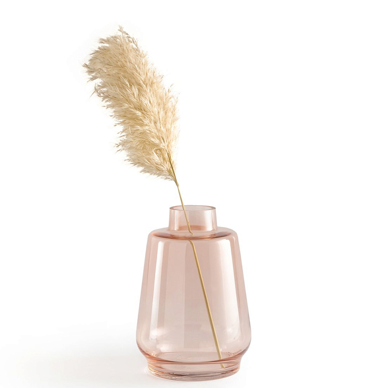 Ваза из цветного стекла  TRANSPARENT FORMS 21 Розовый Серый Зеленый Прозрачный в Твери | Loft Concept 