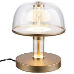 Настольная лампа с плафоном из акрила и металлическим основанием Blanton 23 варинант исполнения - 2 | Loft Concept в Твери