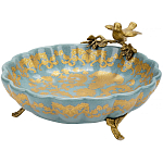 Блюдо фарфоровое Птица на ветке Flora варинант исполнения - 1 | Loft Concept в Твери