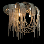 Бра с металиическими цепочками и дугообразными элементами Atlantis Chain варинант исполнения - 6 | Loft Concept в Твери