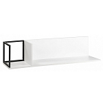 Полка навесная белая открытая Strict Lines  варинант исполнения - 2 | Loft Concept в Твери
