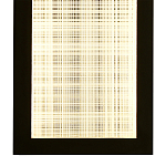 Светодиодное прямоугольное бра из металла черного цвета Lattice Lux варинант исполнения - 4 | Loft Concept в Твери