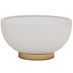 Круглый кофейный стол Ruelly White Coffee Table варинант исполнения - 1 | Loft Concept в Твери