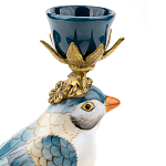 Фарфоровый подсвечник с птицей Eden Garden варинант исполнения - 4 | Loft Concept в Твери