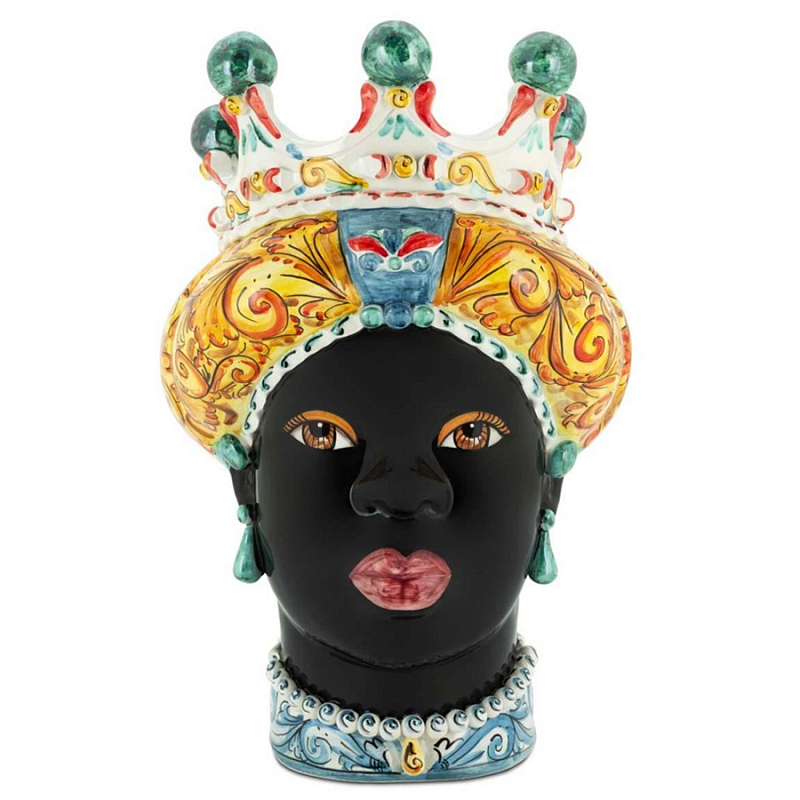 Ваза Vase Moro Lady Ornate Mix Черный Мульти Ваза Vase Moro Lady Ornate Mix Черный Мульти в Твери | Loft Concept