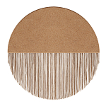 Бра круглое натуральная пробка с бахромой Natural Cork варинант исполнения - 1 | Loft Concept в Твери