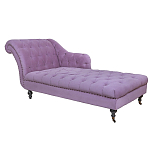 Кушетка фиолетовая с мягкой обивкой из велюра Michael Couch варинант исполнения - 1 | Loft Concept в Твери