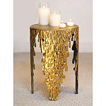 Столик дизайнерский Copper streaks варинант исполнения - 9 | Loft Concept в Твери