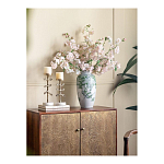 Ваза высокая с зелеными цветочными и птичьими мотивами Vase Inspired by Nature варинант исполнения - 5 | Loft Concept в Твери