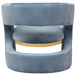 Кресло голубое Walsh Blue Armchair варинант исполнения - 4 | Loft Concept в Твери