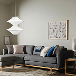 Подвесной вязаный белый светильник «Звезда Востока 02» варинант исполнения - 1 | Loft Concept в Твери