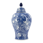 Ваза с крышкой в китайском стиле Гранатовое дерево Blooming Pomegranate варинант исполнения - 3 | Loft Concept в Твери