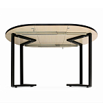 Стол обеденный раздвижной со столешницей белый мрамор Magali варинант исполнения - 5 | Loft Concept в Твери