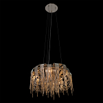 Люстра подвесная круглая с изогнутыми металлическими дугами и ниспадающими цепочками 65 см Atlantis Chain варинант исполнения - 13 | Loft Concept в Твери