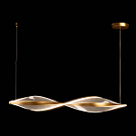 Люстра линейная с изогнутым плафоном Wave Line варинант исполнения - 3 | Loft Concept в Твери