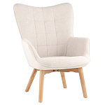 Белое кресло на ножках из массива CORDELIA варинант исполнения - 1 | Loft Concept в Твери