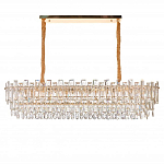 Люстра овальная с хрустальными подвесками Gorgeous Crystal Light варинант исполнения - 3 | Loft Concept в Твери