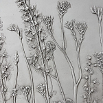 Панно Серые цветы варинант исполнения - 4 | Loft Concept в Твери