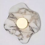 Бра с основанием волнистой формы Shaw Marble Lighting варинант исполнения - 1 | Loft Concept в Твери