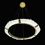 Люстра в форме кольца с цветочным декором Warm Heavenly Light варинант исполнения - 1 | Loft Concept в Твери