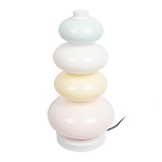 Настольная лампа из стеклянных сфер в пастельных тонах Высота 40 см Pastel Lunaria варинант исполнения - 2 | Loft Concept в Твери