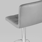 Барный стул с сиденьем серого цвета Honory варинант исполнения - 6 | Loft Concept в Твери