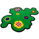 Дизайнерский ковер с цветами Poltronova Tappeto Prato Rug варинант исполнения - 2 | Loft Concept в Твери