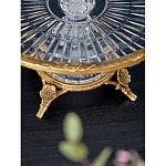 Чаша из прозрачного стекла с фигурками разноцветных попугаев на ободке 38 Eden Garden варинант исполнения - 4 | Loft Concept в Твери