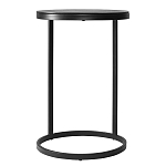 Кофейный столик круглый чёрный Compact Loft варинант исполнения - 1 | Loft Concept в Твери