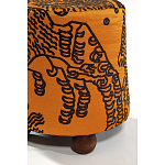 Пуф Wakonda Terracotta Tiger Mountain с Круглыми ножками  варинант исполнения - 3 | Loft Concept в Твери