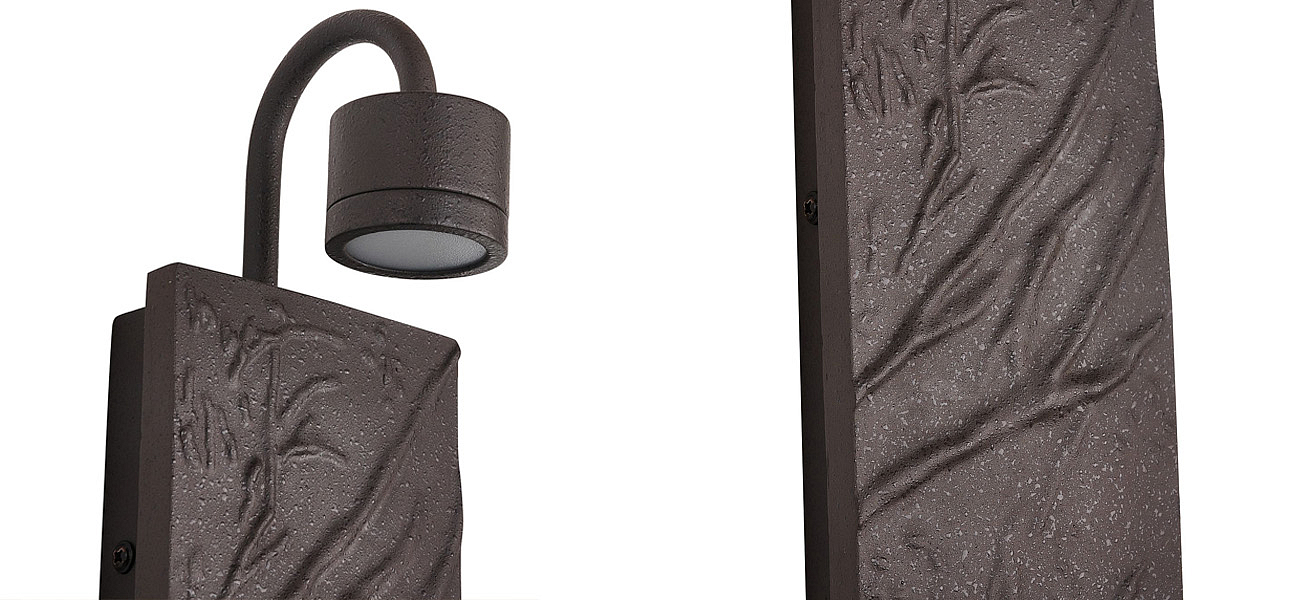 Бра с фактурой дерева Bark Black Бра с фактурой дерева Bark Black - Loft-Concept в Твери