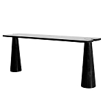 Консоль чёрная на 2-х конусообразных ножках Eros варинант исполнения - 4 | Loft Concept в Твери