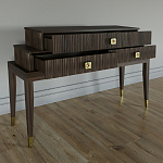 Премиальная Консоль с тремя ящиками Elsa Dreams Walnut варинант исполнения - 2 | Loft Concept в Твери