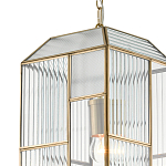 Подвесной светильник с рельефным стеклом Embossed Glass варинант исполнения - 1 | Loft Concept в Твери