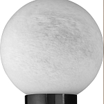 Бра цилиндрической формы чёрного цвета с 2-мя плафонами Marble Glow варинант исполнения - 5 | Loft Concept в Твери