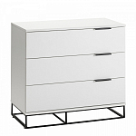 Комод белый с 3-мя ящиками Strict Lines  варинант исполнения - 1 | Loft Concept в Твери