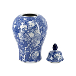 Ваза с крышкой в китайском стиле Гранатовое дерево Blooming Pomegranate варинант исполнения - 4 | Loft Concept в Твери