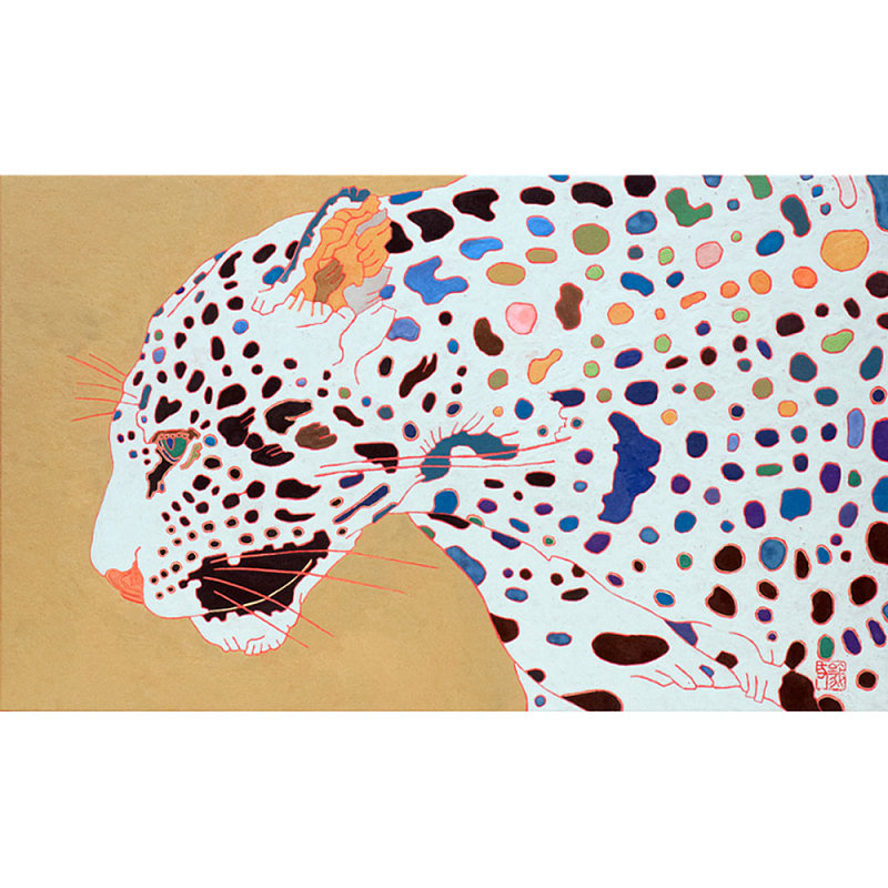 Картина Белый Ягуар White Predatory Jaguar Мульти Картина Белый Ягуар White Predatory Jaguar Мульти в Твери | Loft Concept
