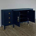 Большой Комод-буфет Elsa Dreams Blue с ящиками варинант исполнения - 4 | Loft Concept в Твери