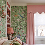 Обои ручная роспись Belvoir Pistachio варинант исполнения - 3 | Loft Concept в Твери