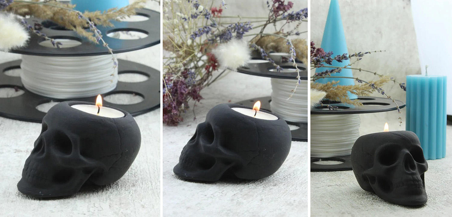 Подсвечник Black Skull Подсвечник Black Skull - Loft-Concept в Твери