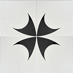 Дизайнерская плитка с узором Комета варинант исполнения - 1 | Loft Concept в Твери