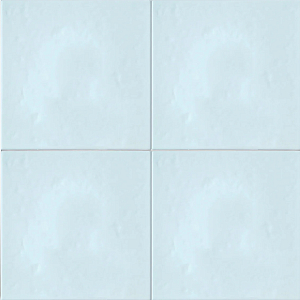 Плитка однотонная белая Голубая известь