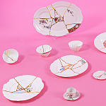 Кофейная пара Seletti Kintsugi 2 варинант исполнения - 3 | Loft Concept в Твери