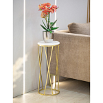 Столик дизайнерский Beige marble варинант исполнения - 6 | Loft Concept в Твери