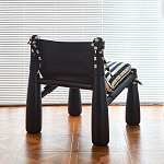 Кресло черно-белое со съемными подушками Celebrity варинант исполнения - 3 | Loft Concept в Твери