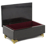 Шкатулка из натурального камня змеевик чёрного цвета Stone Casket варинант исполнения - 4 | Loft Concept в Твери