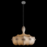 Подвесной светильник с белым фигурным абажуром и мягкими волнистыми краями Cloud Motion  варинант исполнения - 10 | Loft Concept в Твери